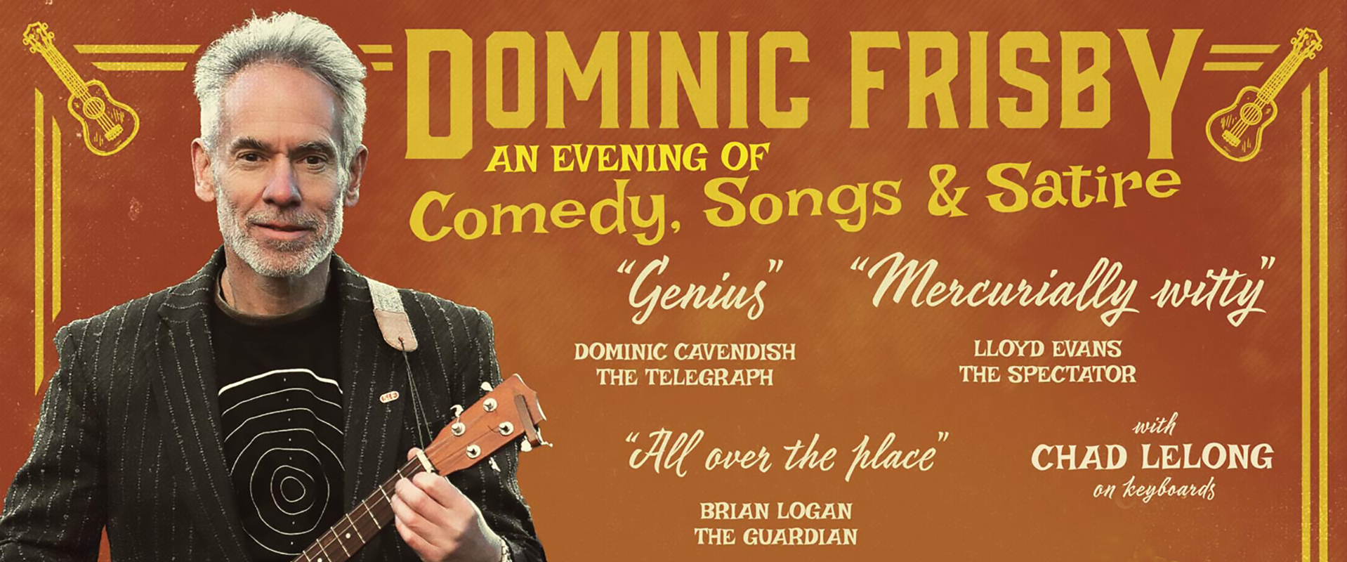 Dominic Frisby — An Evening of Comedy, Songs and Satire